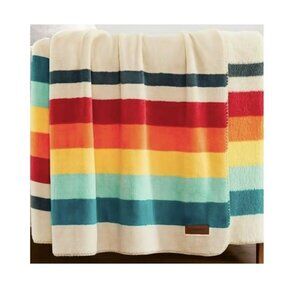 Pendleton Plush Throw Blanket 50" x 70" Mount Foraker Ultra Soft Velvety Cozy